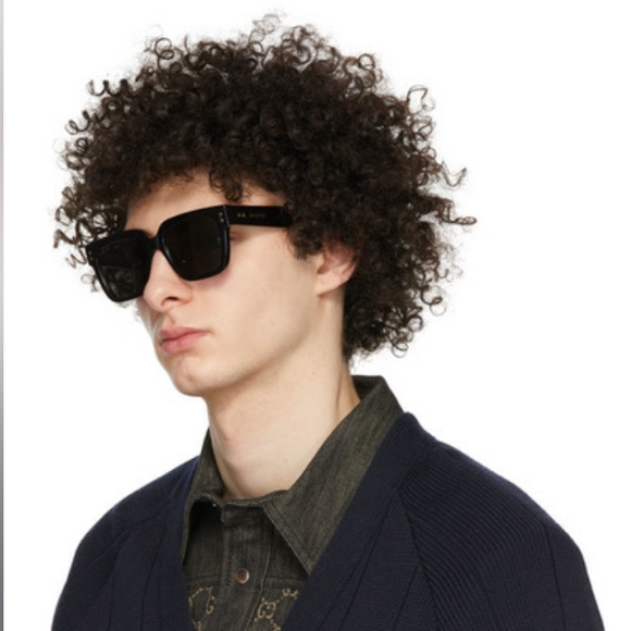 NEW GUCCI UNISEX SUNGLASSES GG1084S 001 BLACK GUCCI EYEWEAR - Picture 5 of 10